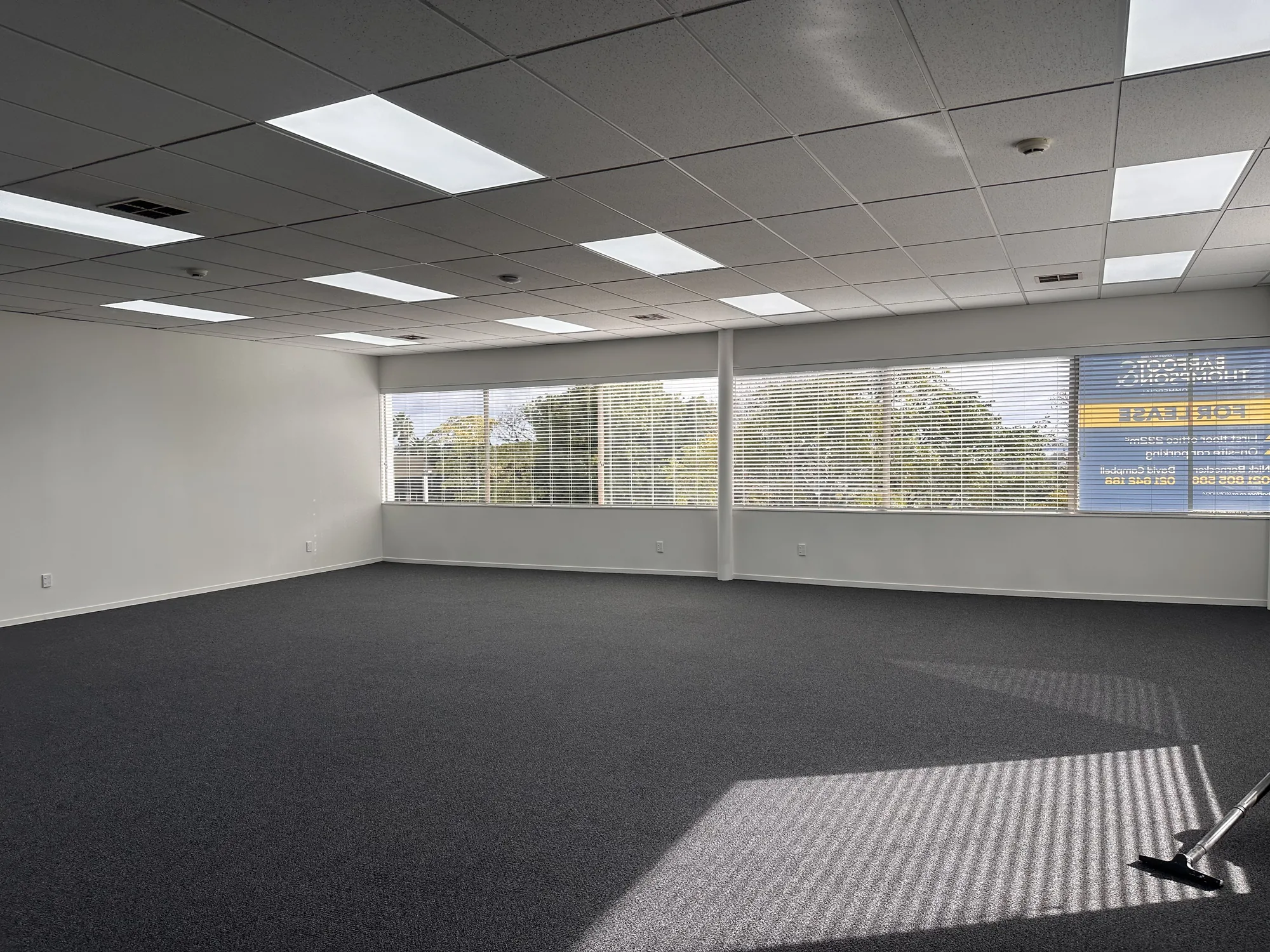Commercial office fit-out completed by BMB Construction Auckland